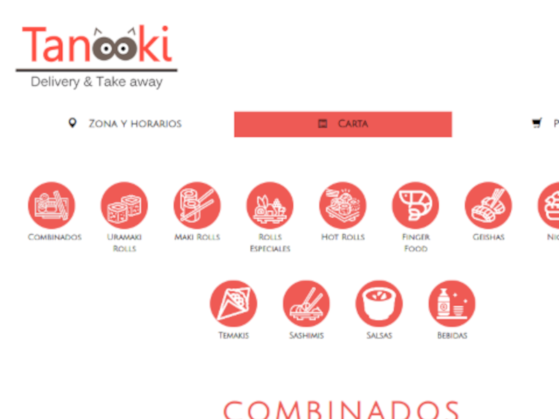 Tanooki Sushi Ecommerce